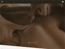 Tablet Screenshot of ecoledemassotherapiesensorielle.com